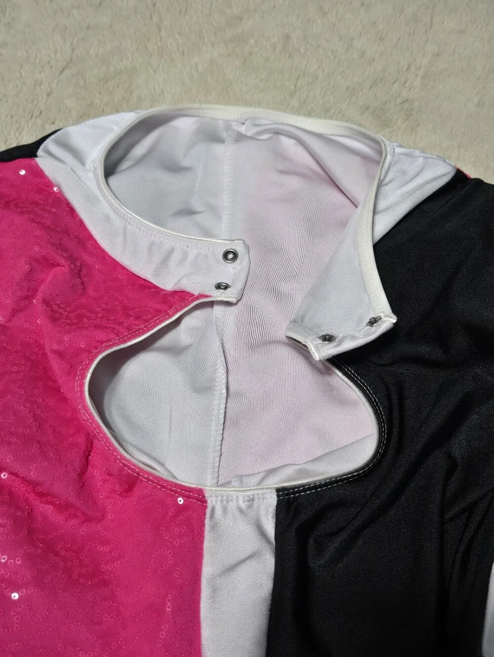 Revolution Dance Costume A BEAT GOES ON STYLE# RC20918 Hot Pink/Black XXLC